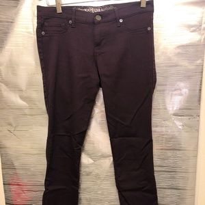 Express Dark Purple Jean Stella Legging